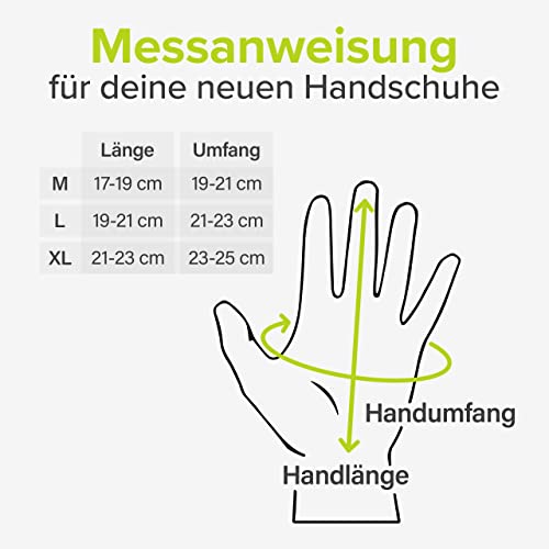 VELMIA Fahrrad Handschuhe Sommer I Mit Ausziehhilfe, Grip Print und Reflektor Sicherheit I fahrradhandschuhe Damen & fahrradhandschuhe Herren, fahrradzubehör MTB