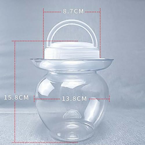 Image of ATORSE Kimchi Jar for Pickling, Kimchi, Sauerkraut, and Fermentation Sauerkraut Jar 1L with A Lid|Home & Garden|Kitchen Dining & Bar|Kitchen Storage & Organization|Canisters & Jars