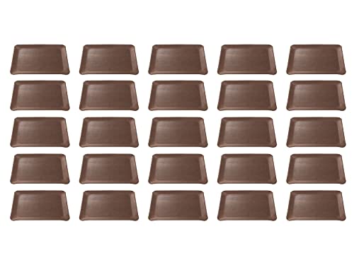 マルケイ(MARUKEI) お盆 / 41cm ウェーブNOS トレー W41×D30×H2.2cm ブラウン 日本製 ノンスリップ加工 食洗機対応 『ファイバートレー』 NOS68 GB 25枚セット 【Amazon.co.jp限定】【業務用 セット】