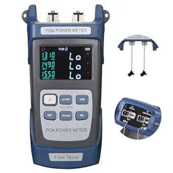 A-350U UPC Interface Fiber Optic PON Optical Power for Online PON Network Testing with SC/FC Adapter 1310 1490 1550nm Fiber Optic Cable Tester Optical Power Meter