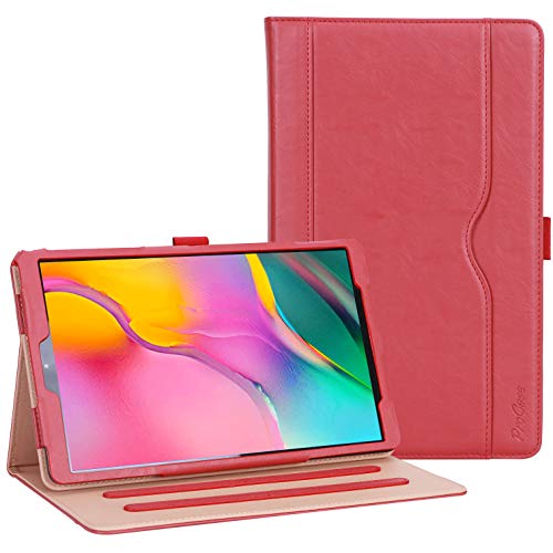 ProCase Galaxy Tab A 10.1 Case 2019 Model T510 T515 T517 - Stand Folio Case Cover for Galaxy Tab A 10.1 Inch 2019 Tablet SM-T510 SM-T515 SM-T517 -Red