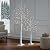 Best Choice Products 4ft, 6ft and 8ft Lighted Birch Tree, 3Pk w/LED Lights, 12 Color Options w/Warm White for Home, Festival, Party, Holiday, Christmas Decoration, Indoor and Outdoor Decor – White
