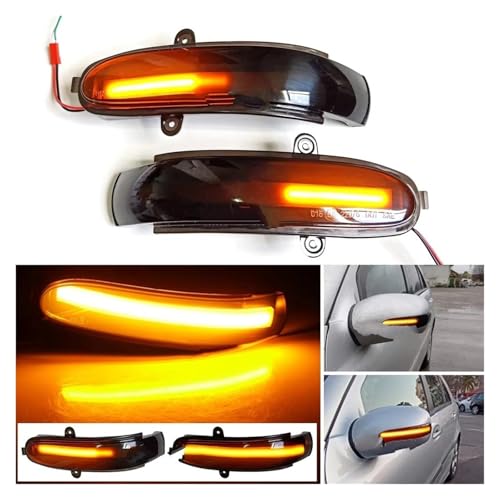 Intermitentes LED dinámicos para espejo de Benz Clase C W203 5