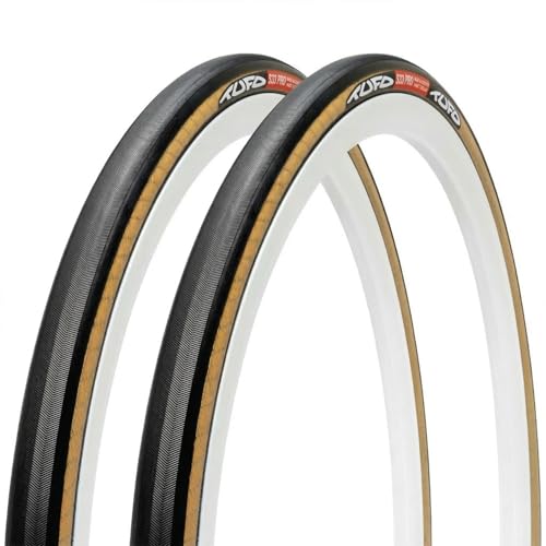 TUFO S33 PRO 700×24C �`���[�u���[�^�C�� �x�[�W���T�C�h�E�H�[�� 2�{�Z�b�g ���[�h�o�C�N �g���[�j���O�p �`�F�R�� ���ϋv 6-8bar�Ή� [���s�A���i]