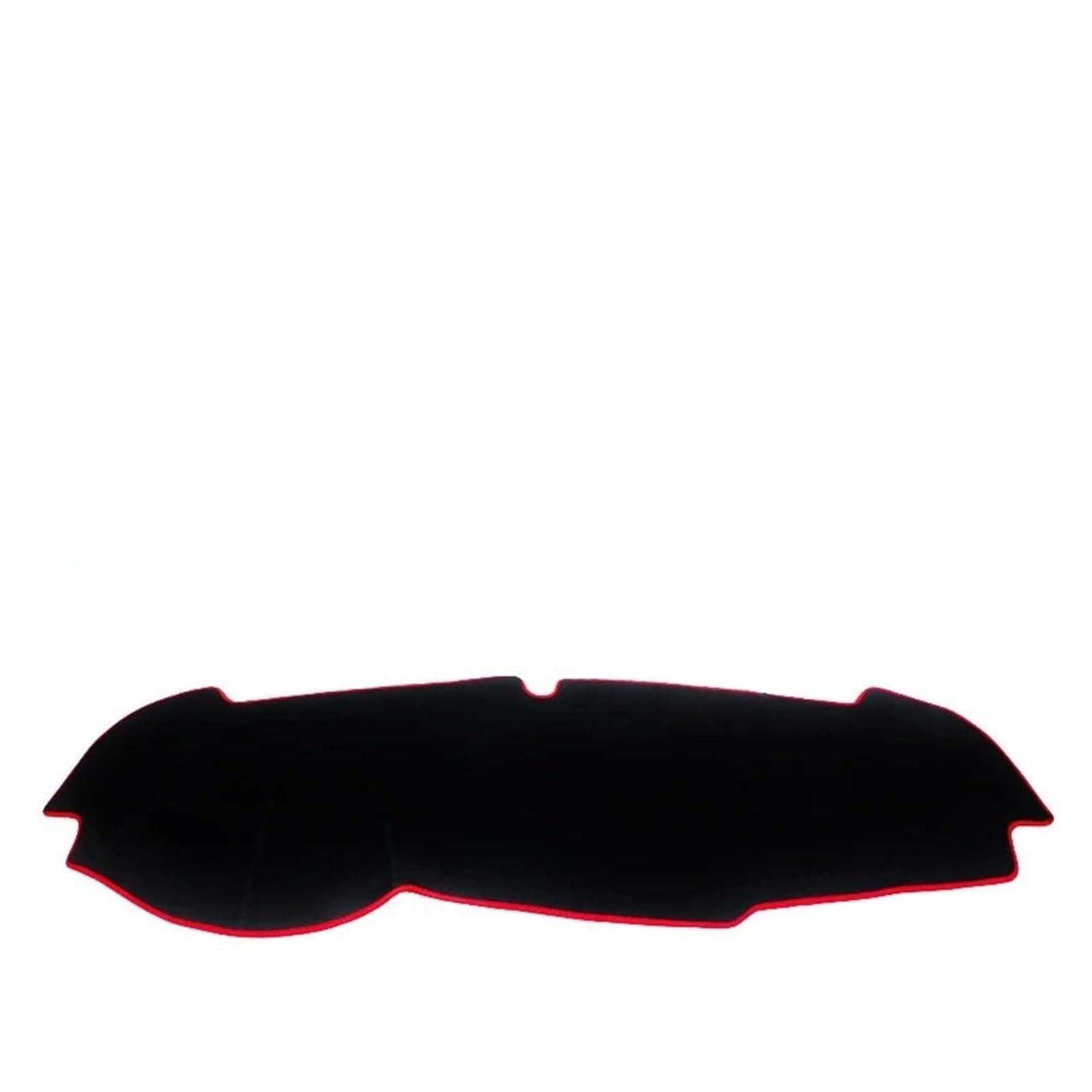 Parasol salpicadero coche anti-UV y protector antisuciedad para Kia 2016-2022 borde rojo 2