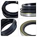 COOL STAR 6Pcs Rear Wheel Axle Seal Kit Compatible with Toyota 4Runner Tacoma T100 Tundra Pickup 1979-2006 Replace 90310-50006 90313-48001 Inner Outer Axle Seal Set for Rear Drive Axle