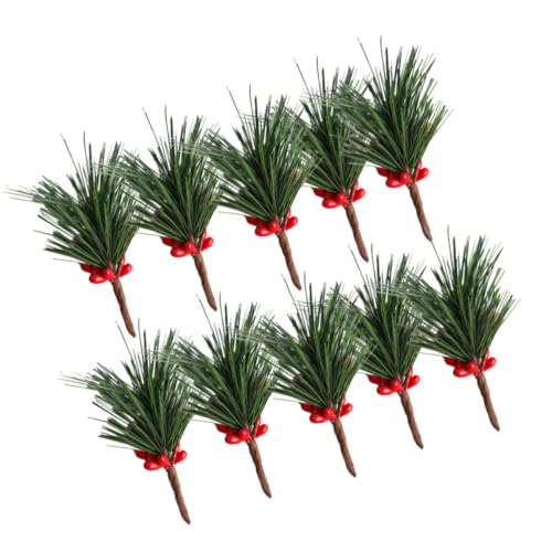 10 Pcs Mini Branch Tree Artificial Fruit Decoration Simulation Plant