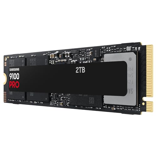 Image of Samsung SSD 9100 PRO 2TB, PCIe 5.0x4 M.2 2280, Seq. Read Speeds Up to 14,800MB /s, Best for AI Computing, Gaming, and Heavy Duty Workstations (MZ VAP2T0B)