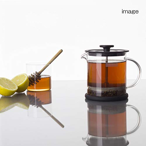 FORLIFE Cafe Style Glass Coffee/Tea Press, 16-Ounce, Black - Additional View