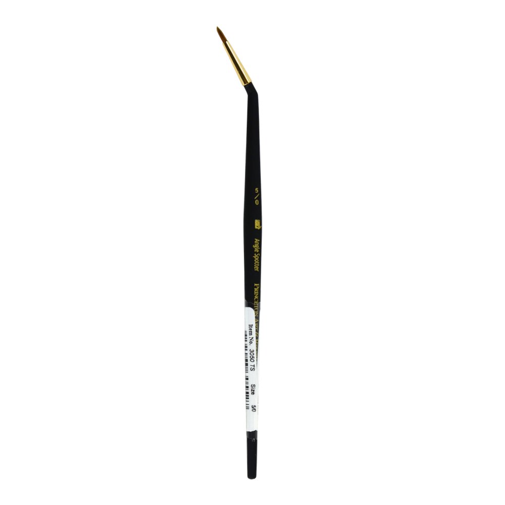 Princeton Mini-Detailer Tight Spot Brush, Synthetic, Short Handle, Size 5/0 inch, 1 Count