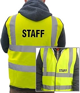Supreme HRT80Y-L-Security Basic High-Visibility Safety Vest, Large, Yellow