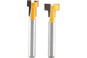 2Pcs Router Bit Set for T-Track Slotting