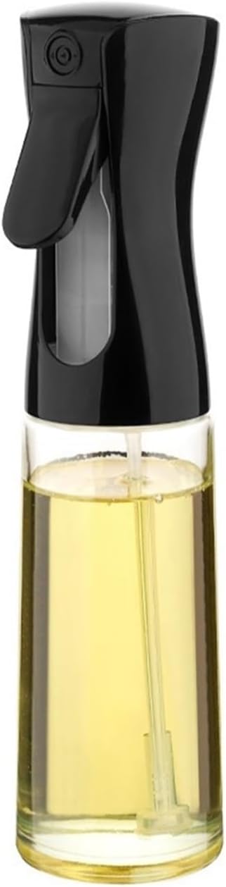 Oil Spray Bottle, Kitchen Oil Atomiser, Spray Bottle,Sprayer For Cooking, Outdoor Grilling,Sprays Sauces And Vinegar Varieties,for Salad Making, Baking(300 ML Black)