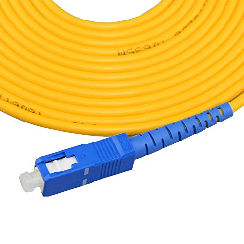 Câble fibre optique SC-SC monomode simplex 200m haut débit stable - 3