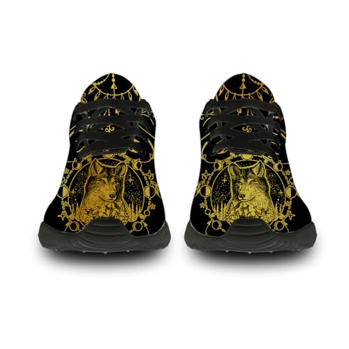 Men's Women's Wolf Print Tennis Shoes Running Walking Fashion Sneaker Gifts for Mom Dad Boyfriend Girlfriend3