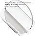 20PCS Acrylic Plexi Circle Round Disc,Acrylic Display Base,Acrylic Disks Plexiglass Circles 1/8