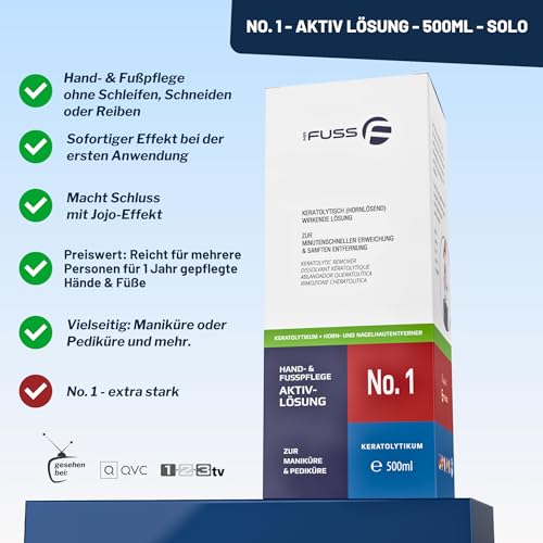 Foto von Mr. Fuss Lösung No. 1-500 ml, stark erweichend- Hornhautentferner