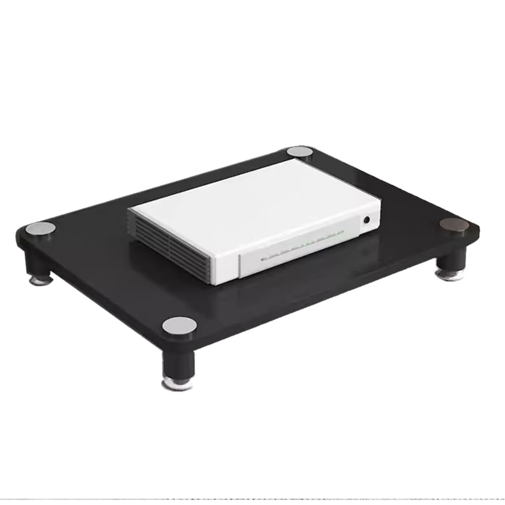 Soporte de audio y video moderno con 4 niveles para ordenar tus equipos