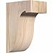 Ekena Millwork COR06X08X12DEL00SDF 5 1/2"W x 8"D x 12"H Del Monte Smooth Corbel, Douglas Fir