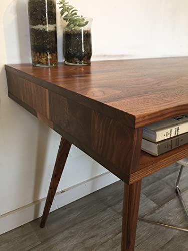 Image of IThree Sheesham Wooden Finish Study Table for Students Laptop Office Desk Workstation Writing Tables for Study Room Home Wooden Finish Furniture for Study Room