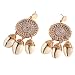 Produktbild UINGKID Damen Ohrringe Mode Ohrstecker Vintage Böhmische Conch Rattan handgefertigte Dreamcatcher Schmuck
