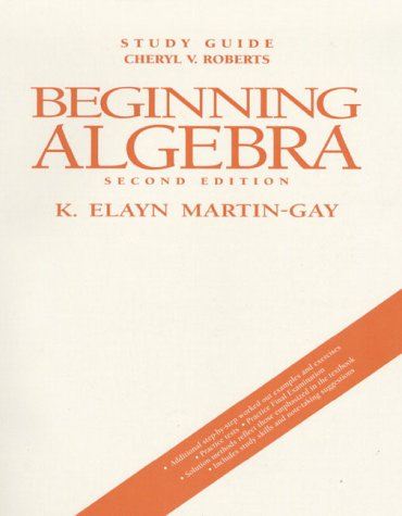 Beginning Algebra      Study Guide Edition