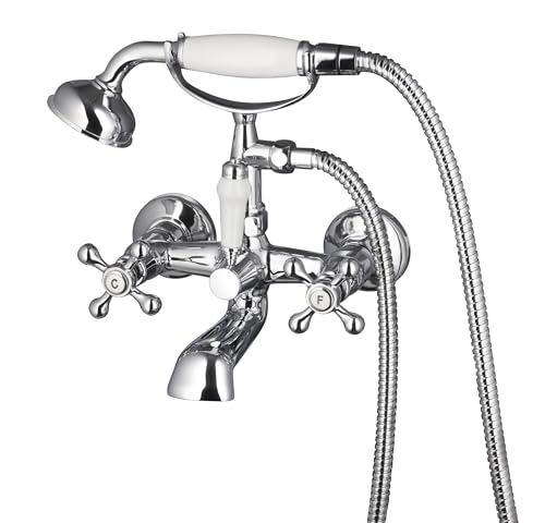 Mélangeur de Baignoire Rétro Chromé FEDLEEN by Eurosanit