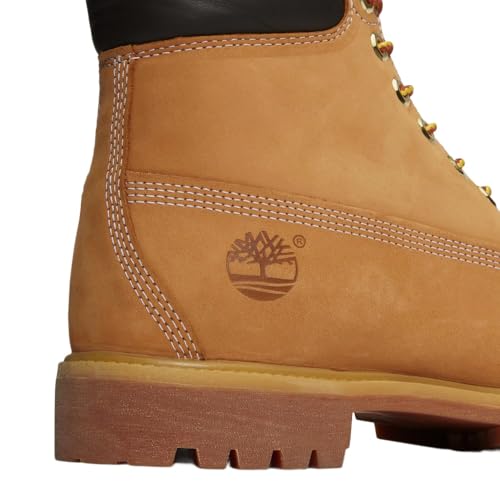 Timberland Timberland Men's Premium 6 Inch Lace Up Waterproof Boot, Wheat-NEW 2024, 7 Medium