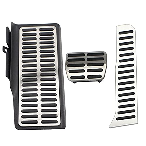 MIVLA Plaquettes de Frein de Carburant de Voiture Couvercle de pédale d'embrayage Pédales de Repose-Pieds, pour Accessoires VW Beetle Jetta MK6 2011-2017