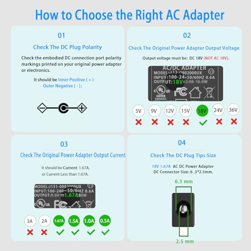 30W Charger for Echo Show 8, 10, 15, 21, Echo 3rd 4th Gen, Plus 2nd Gen Power Adapter Cable with UK Plug Wire. - Image 3