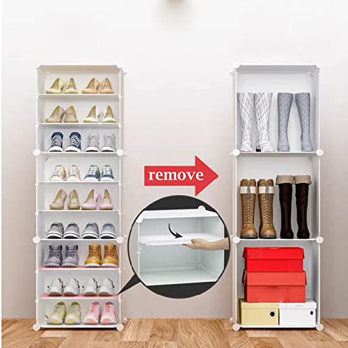 Maginels Shoe Rack Organizer 72 Pairs Shoe Cabinet Storage For Closet Living Room Bedroom Hallway, White #TOP5