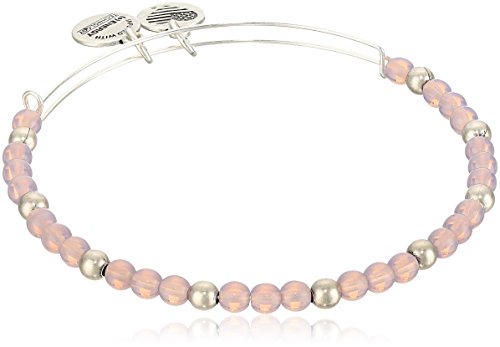 Alex and Ani Color Classics, Violet/Rafaelian Silver Bangle Bracelet