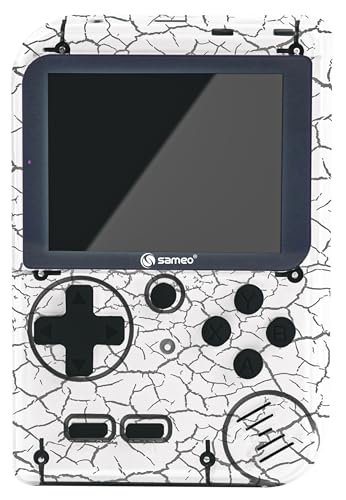 Image of Sameo Handheld Video Game Console, Dreamboy Retro Mini Game with 500 Classic Retro Game TV Compatible for Kids, Rechargeable 8 Bit Classic (Marble White)