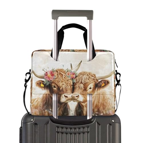 Funda para Portátil Alaza Two Highland Cows 13-15.6 pulg miniatura 3