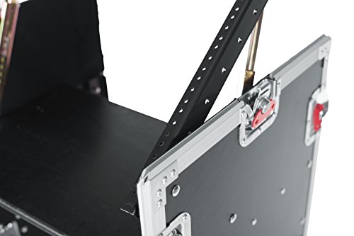 Gator Cases G-Tour Audio Road Rack With Heavy-Duty Wheels And Tour Grade Hardware; 10U Pop Up Rack Top, And 16U Lower Rack (G-Tour 10X16 Pu) #TOP7