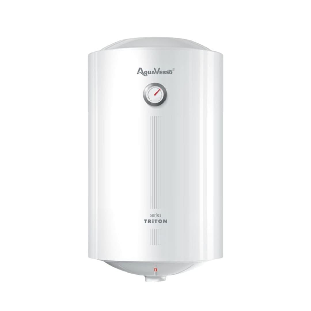 TRITON Scaldabagno Elettrico Verticale 50 Litri 2 anni di garanzia – Boiler con Serbatoio Bio-Glasslined Anticorrosione, Isolamento Super Foam ad Alta Densità