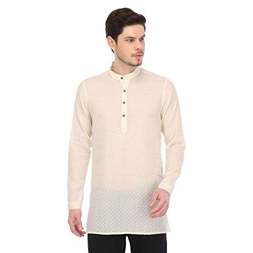 Image of Ethnix by Raymond Men's Cotton Regular Kurta