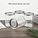 3.9 In D X 4.7 In H Coin Bank Jars, Change Bank Plastic Jars, 4 Packs Clear Coin Storage Jars With Slotted Lid Fit All Us For, Raffle Tickets
