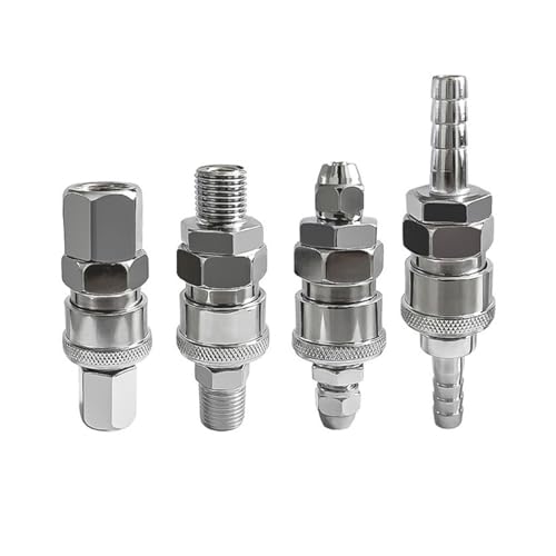 Connecteur rapide pneumatique autobloquant contre la perte d'air - 2