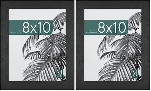 Image of MCS Studio Gallery Frame, Black Woodgrain, 8 x 10 in, Single (Pack of 2)