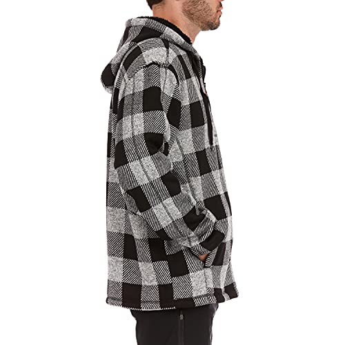 Image of Smith's Workwear Men's Buffalo Sweater Fleece Hooded Jacket