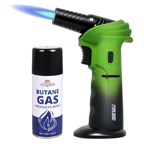 Image of Butane Torch Set, Kitchen Torch with 115ml Butane Gas Included