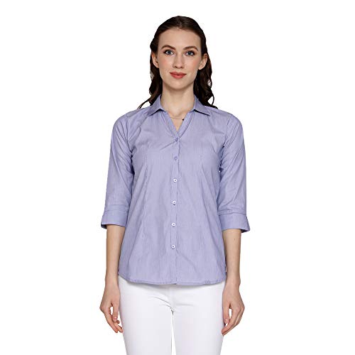 Image of Blue RoninWomen Stylish Western Official Formal Shirts for Women Regular fit Shirts for Women