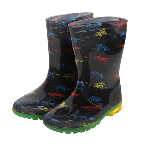 Botas de agua antideslizantes para niños que evitan resbalones en exteriores y días de lodo