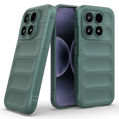 Image of for Xiaomi 17 Case Anti-Drop Soft TPU Rugged Phone Back Cover - Green