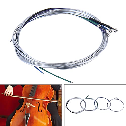 Image of Lykos Cello Strings 1 Full Set A D G and C for 3 /4 and 4 /4 Size Cello, Experience the Rich and Powerful Sound Premium Quality for All Levels