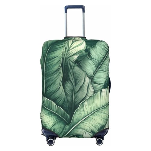 Cartoon Plants Travel Luggage Cover for Suitcase Anti-Scratch Fashion Suitcase Protector Washable Elastic Baggage Covers Fits 18-21 Inch Luggage for Travel Beach Holiday