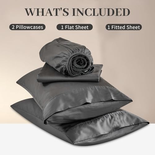 Image of Bedlifes 1000TC Egyptian Cotton King Sheets, 4Pcs 18-24 inch Extra Deep Pocket