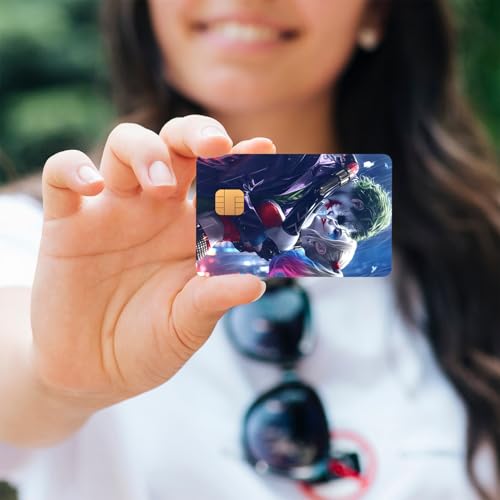 credit card skin,Debit card stickers,For keys, debit cards, credit cards, bank cards 4-piece set,Movie character stickers (A)2