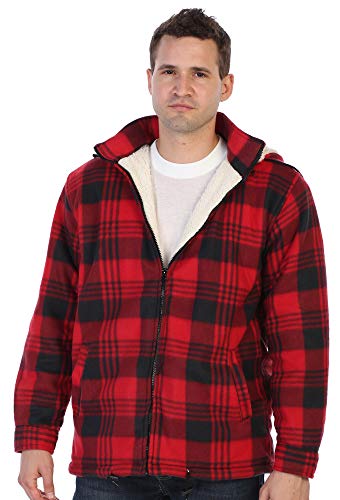 gioberti hooded flannel